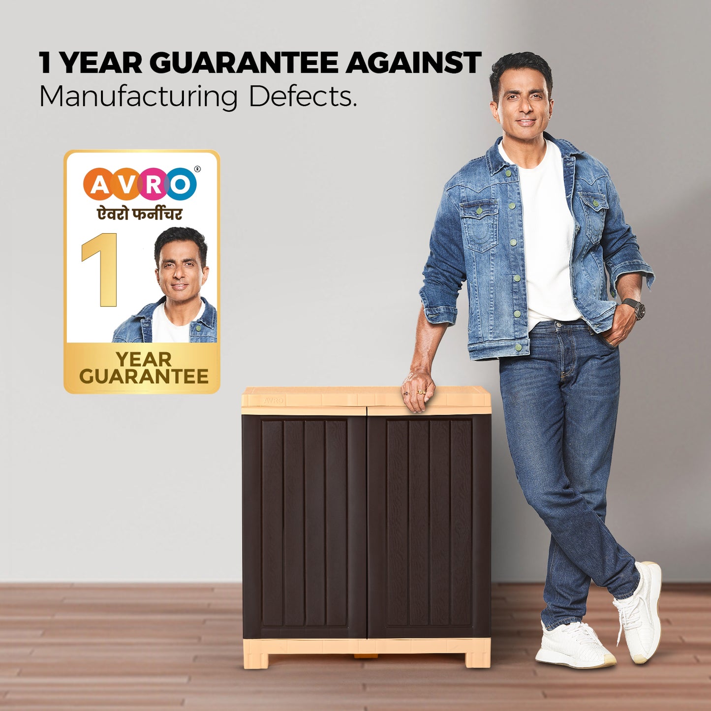 AVRO Furniture STAR-Plastic Cabinet | Plastic Cupboard for Storage (Do-It-Yourself) | 1 Year Warranty