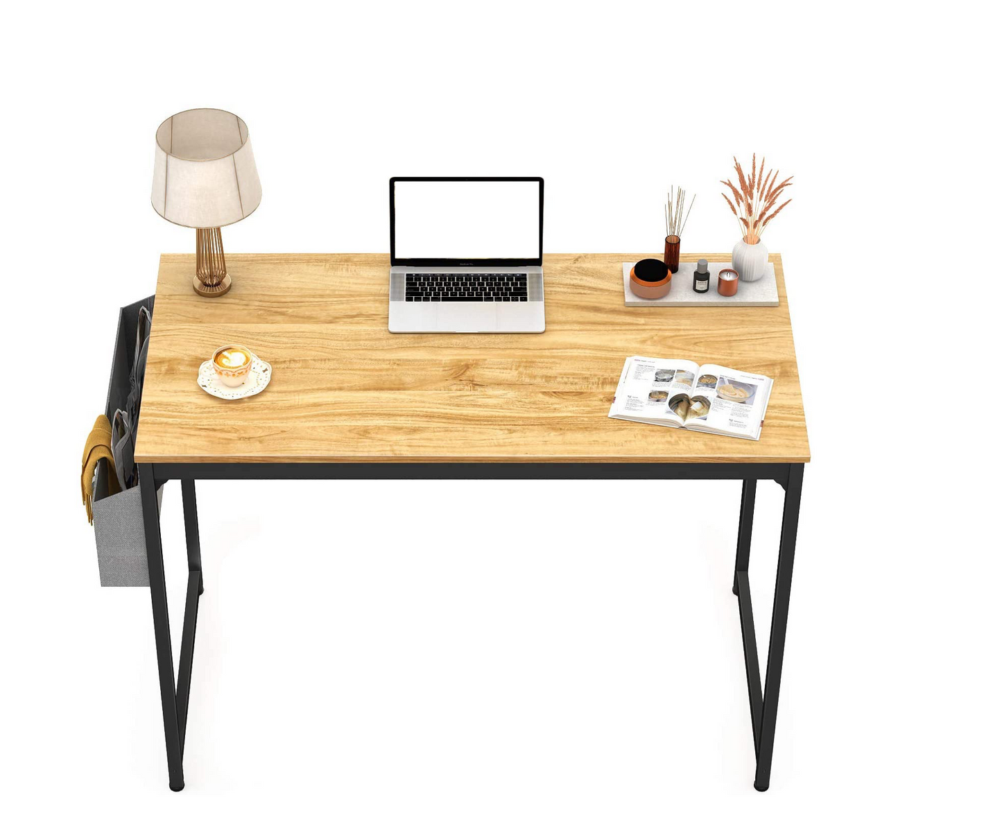 Powder Coated and Engineered Wood Study and Office Table 32"X19" (Do-It-Yourself)