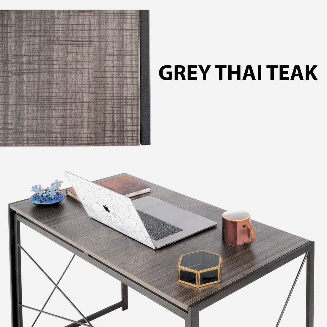 ARLAVYA Powder Coated and Engineered Wood Foldable Study, Office and Computer Table