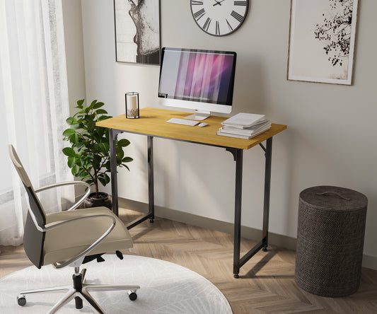 ARLAVYA Engineered Wood and Powder Coated 32"X19" Study, Office and Computer Table (Do-It-Yourself)