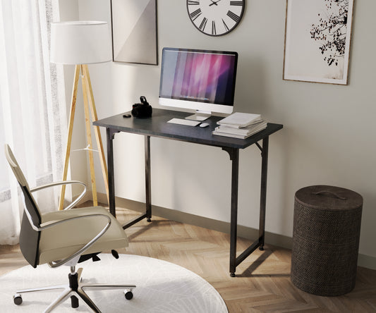ARLAVYA Engineered Wood and Powder Coated 32"X19" Study, Office and Computer Table (Do-It-Yourself)