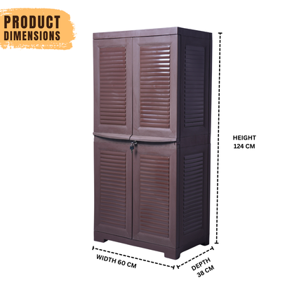 ARLAVYA Century Plastic Cabinet/ Cupboard/ Wardrobe