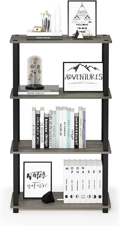 ARLAVYA Engineered Wood 4 Tier Storage Rack Display Shelf