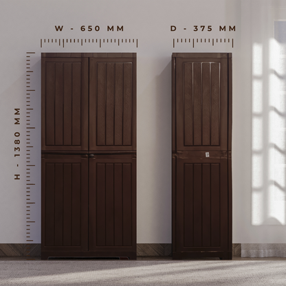 ARLAVYA EconoEdge 2 Premium Plastic Cupboard/ Wardrobe