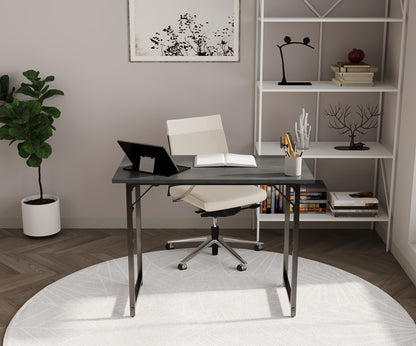 ARLAVYA Engineered Wood and Powder Coated 32"X19" Study, Office and Computer Table (Do-It-Yourself)
