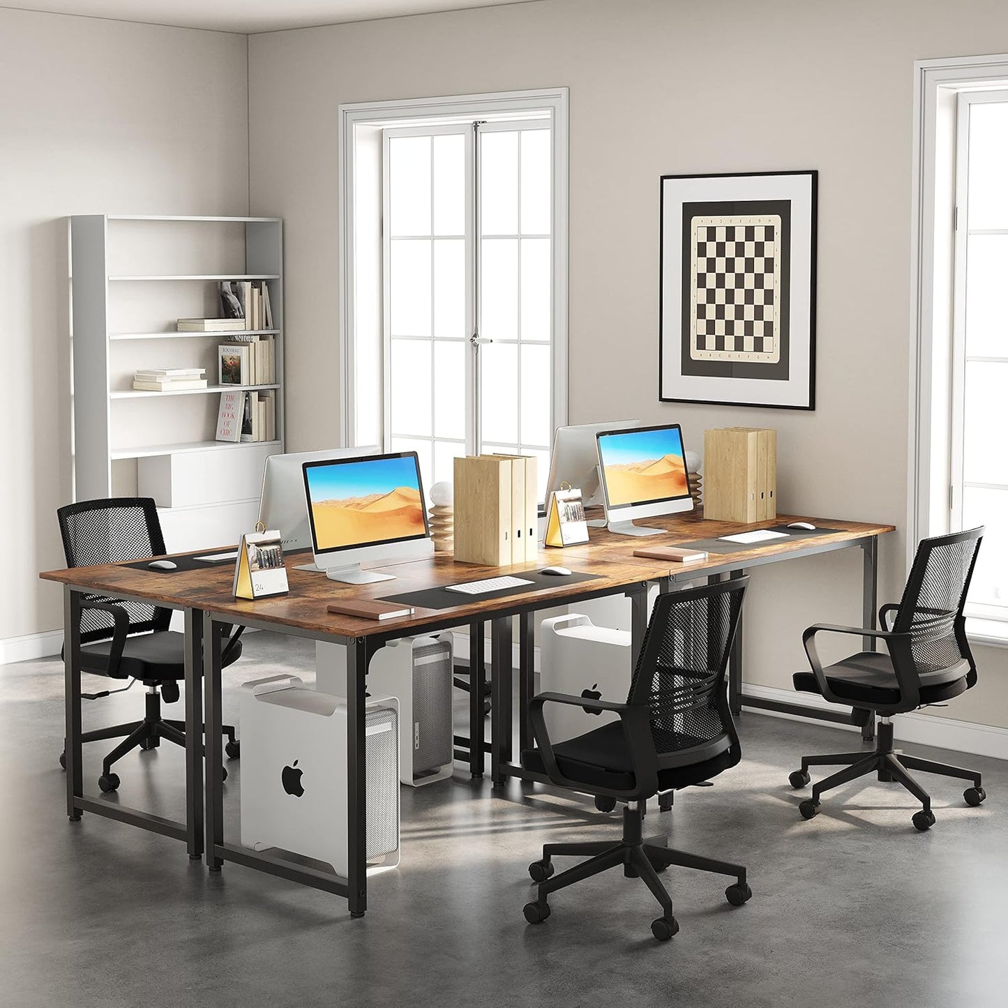 ARLAVYA Engineered Wood and Powder Coated 32"X19" Study, Office Table and Computer Table (Do-It-Yourself)