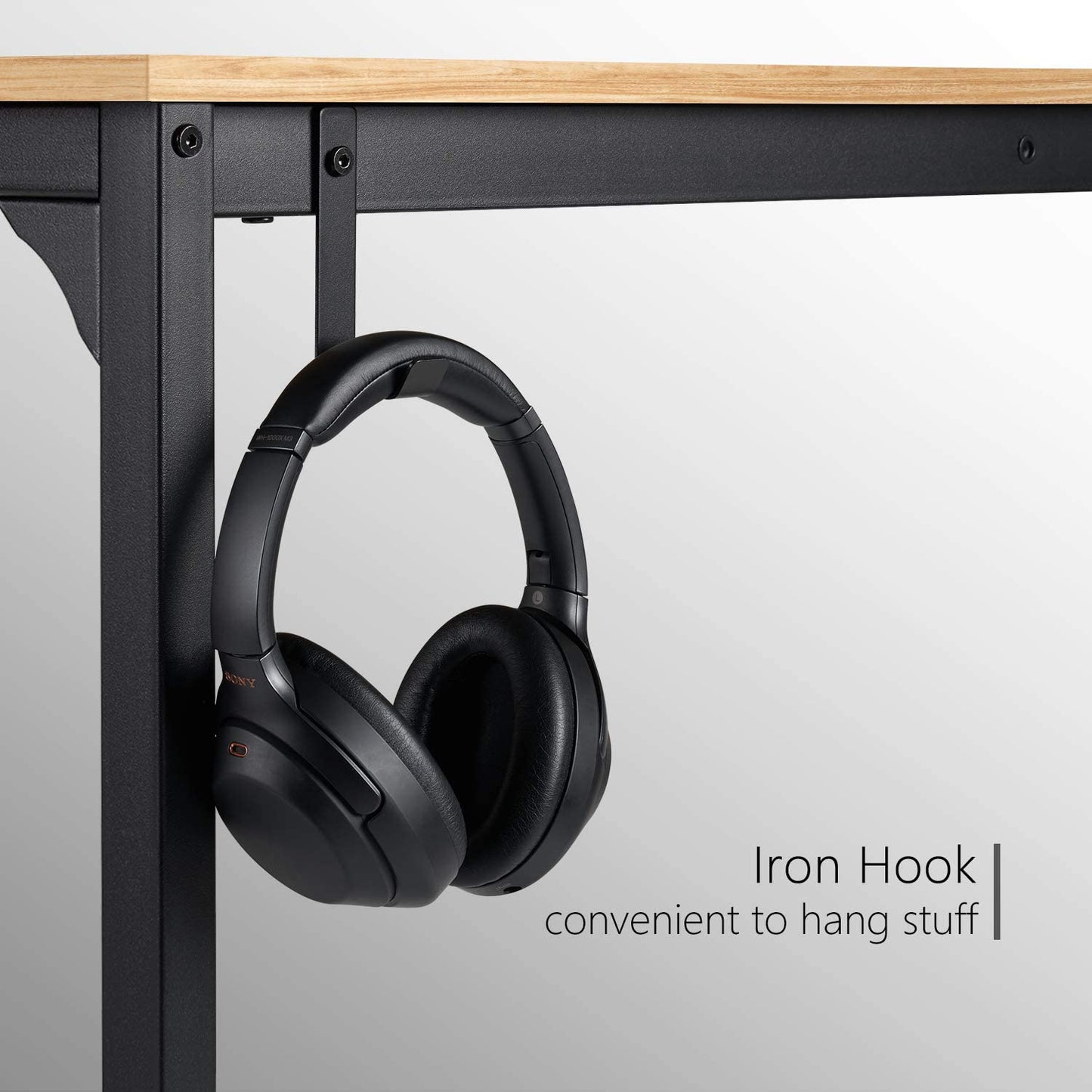 ARLAVYA Powder Coated and Engineered Wood Study and Office Table 40"X19" (Do-It-Yourself)