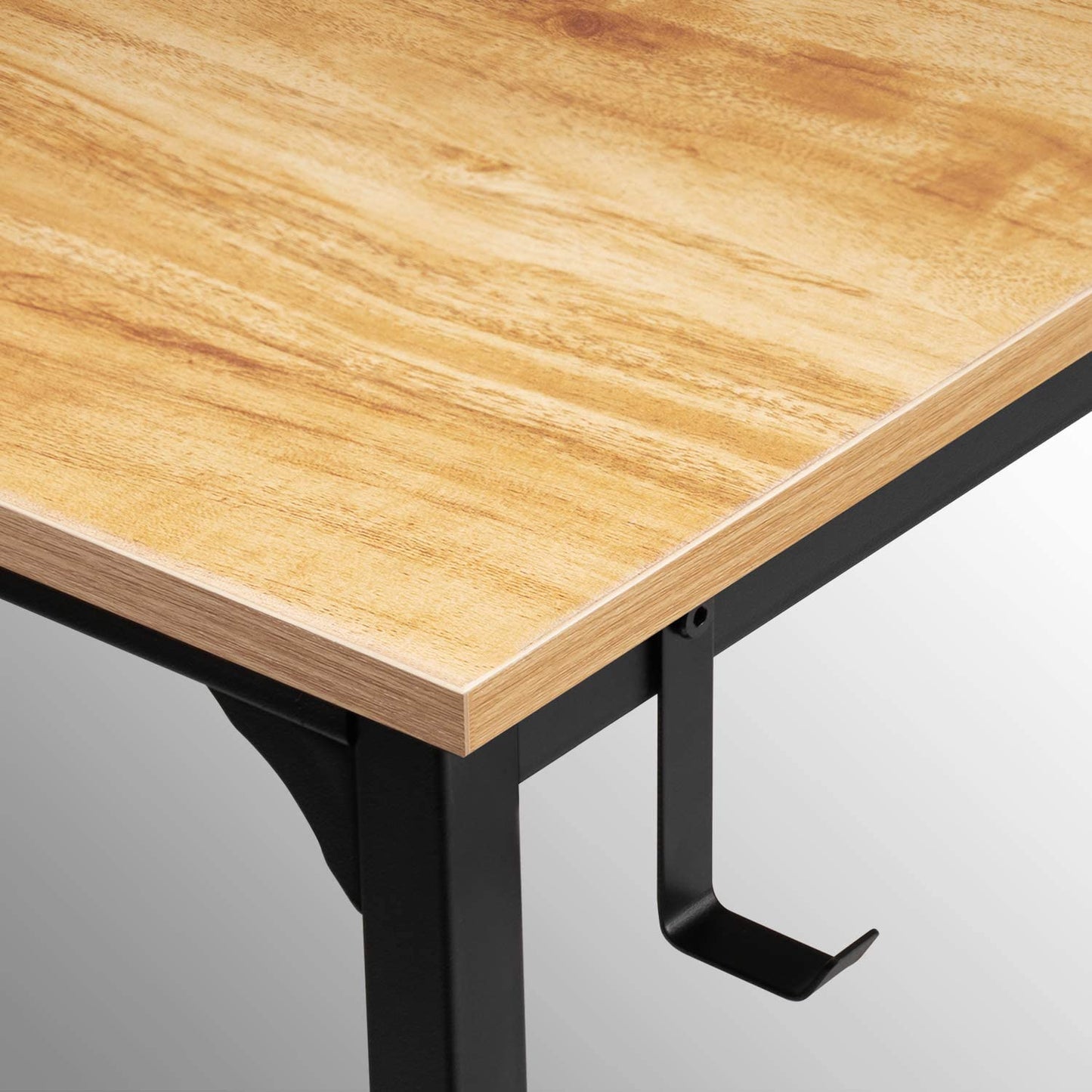 ARLAVYA Powder Coated and Engineered Wood Study and Office Table 40"X19" (Do-It-Yourself)